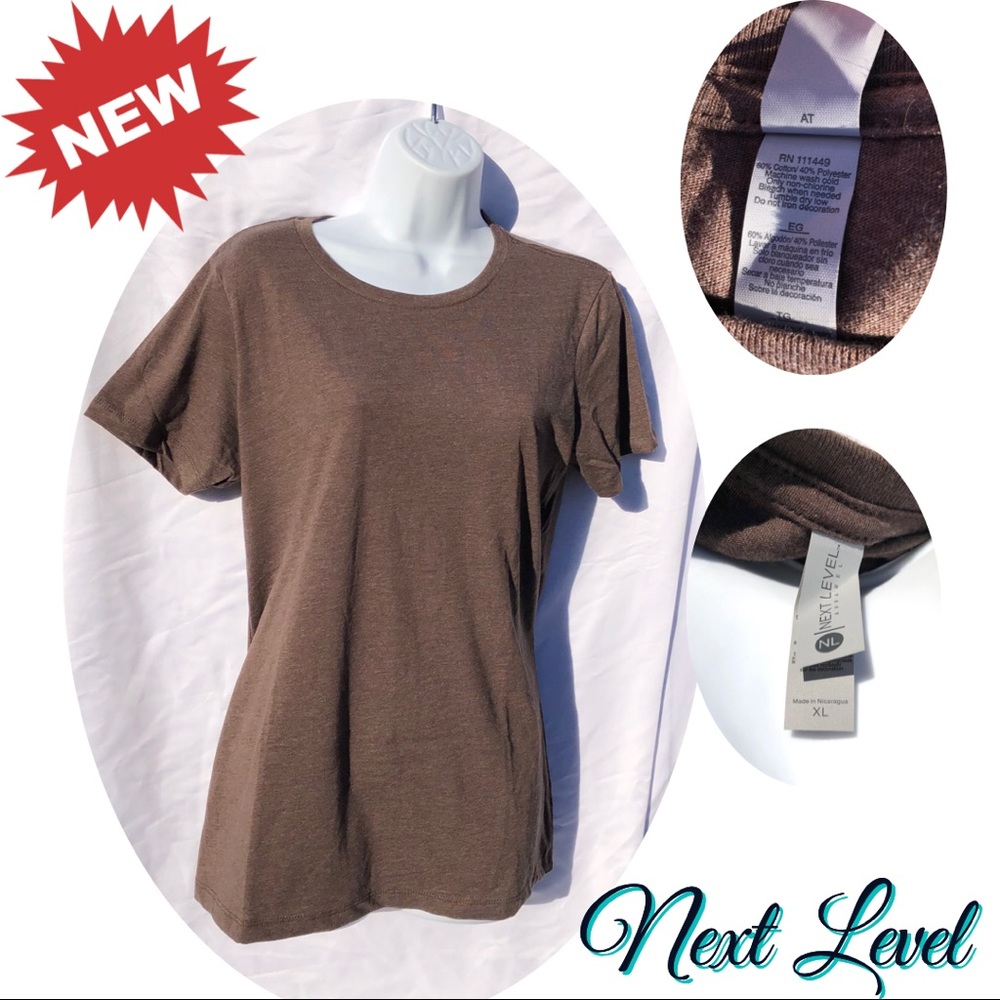 🆕 NEXT LEVEL SOFT TOP Brown size XL - Picture 8 of 13